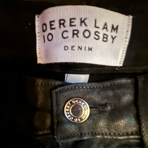 NWOT. DEREK LAM 10 CROSBY black jeans. Currently at Saks Fifth Avenue. - Picture 3 of 3